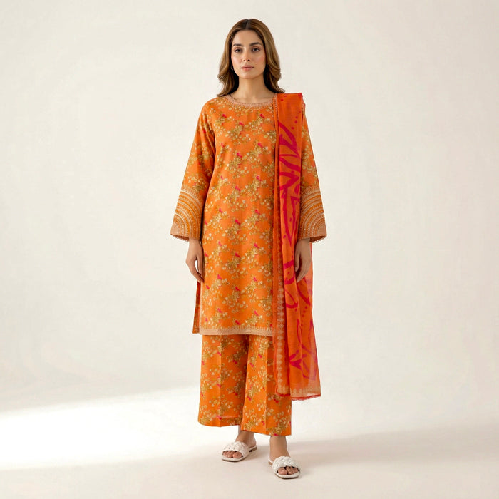 Orange | 3PC Bana Dora D-589