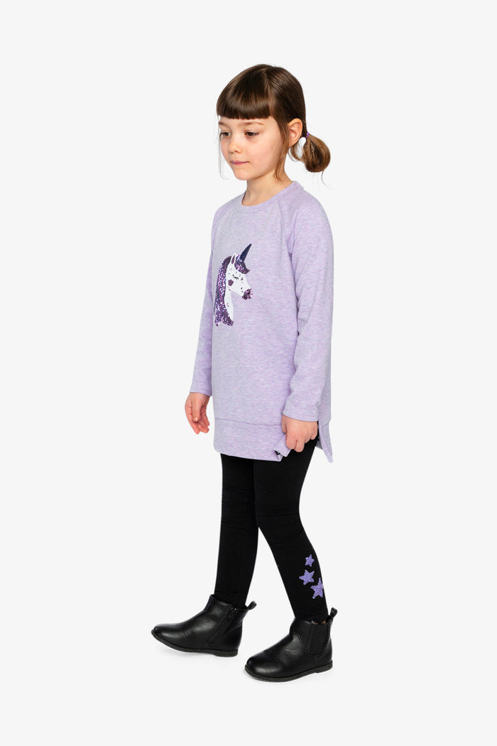Organic Cotton Jersey Leggings Black-3