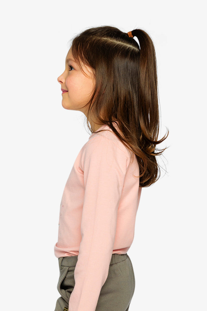Organic Cotton Jersey T-Shirt Pale Dusty Pink-2