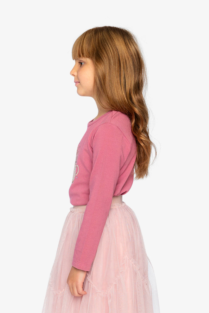 Organic Cotton Jersey T-Shirt Raspberry Pink-2