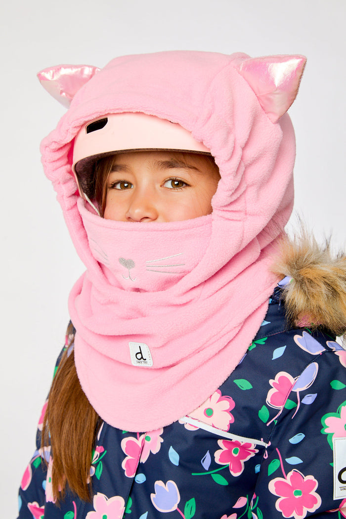 Oversized Polar Balaclava For Ski Helmet Pink-2