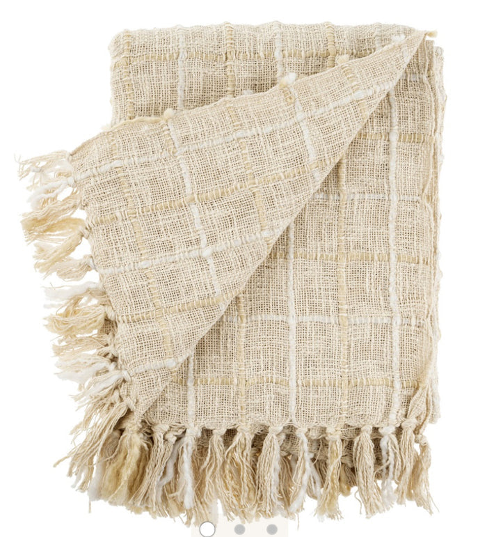Pacifica Throw, White 1-2142