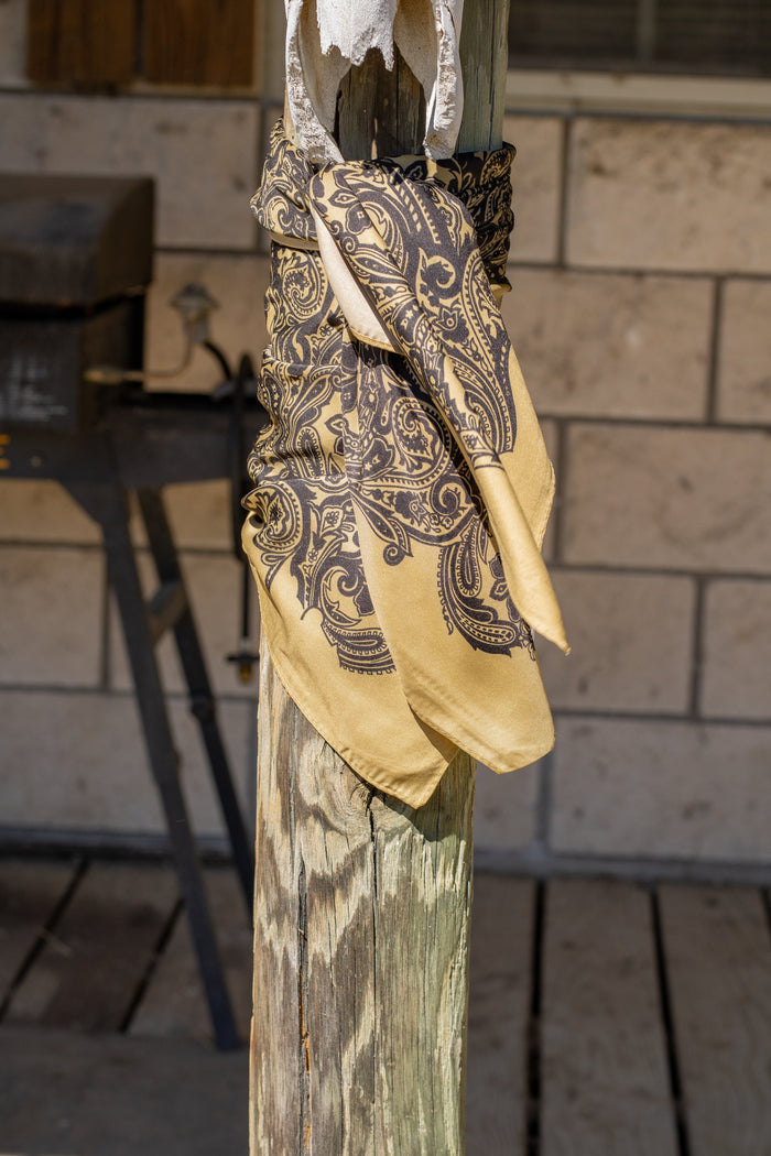 Paisley Tooled Wild Rag