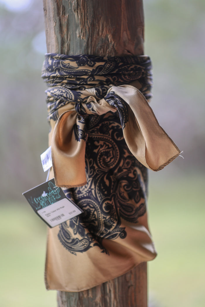 Paisley Tooled Wild Rag