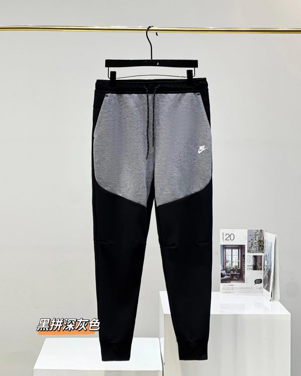 Pants tech Dark Grey con Black