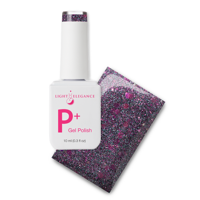 Part Time Pessimist ~ P+ Glitter Gel Polish | Light Elegance