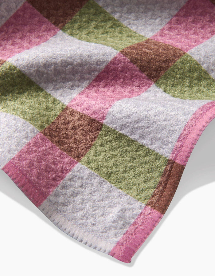 Patricia Plaid Tea Towel
