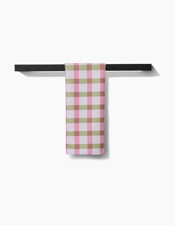 Patricia Plaid Tea Towel