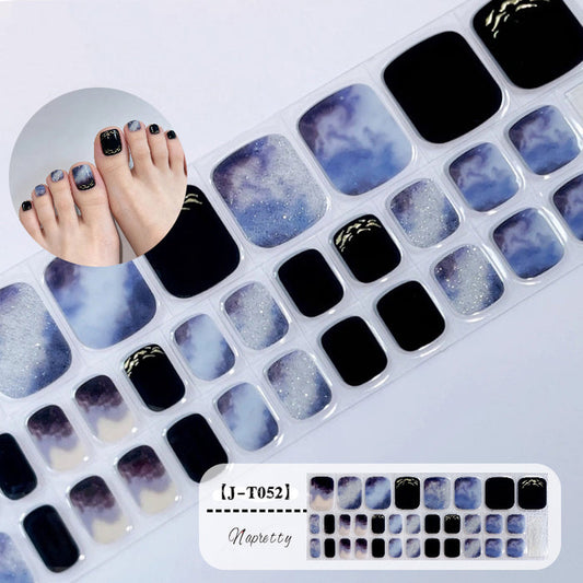 Pedicure Gel Nail Strips T052