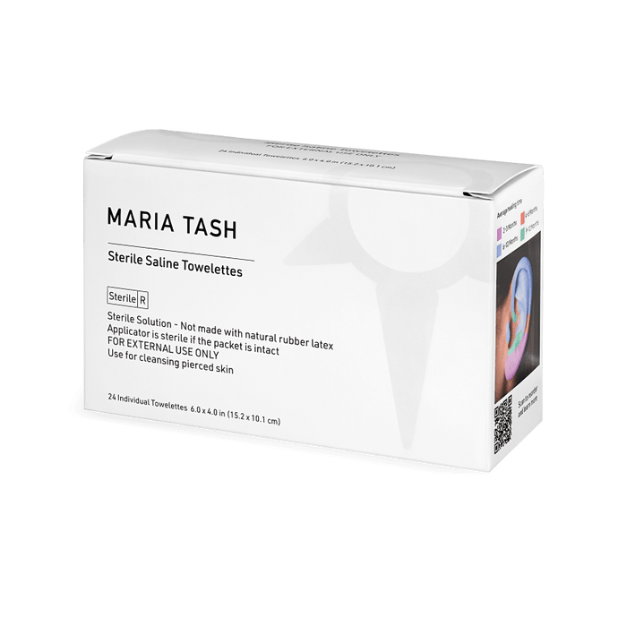 Piercing Aftercare Saline Wipes