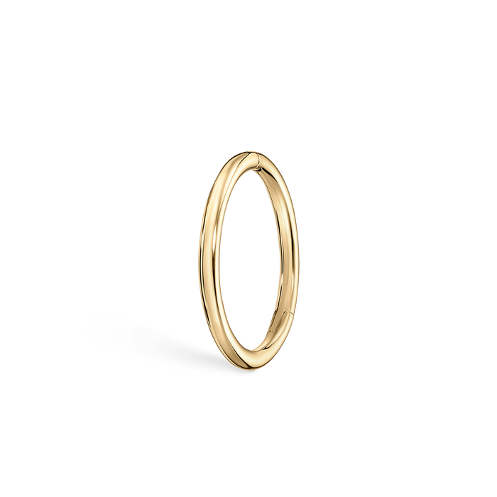 Plain Gold Hoop Earring