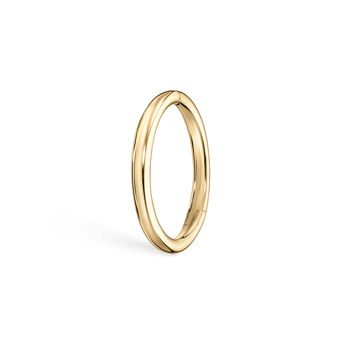 Plain Gold Hoop Earring