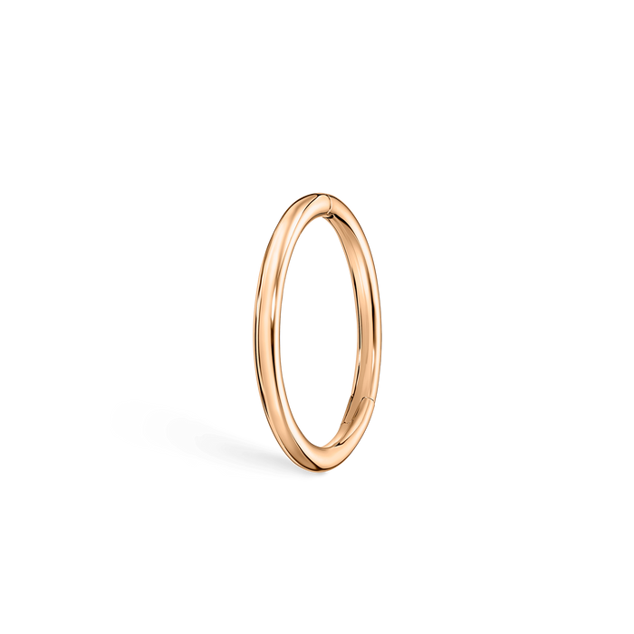 Plain Gold Hoop Earring