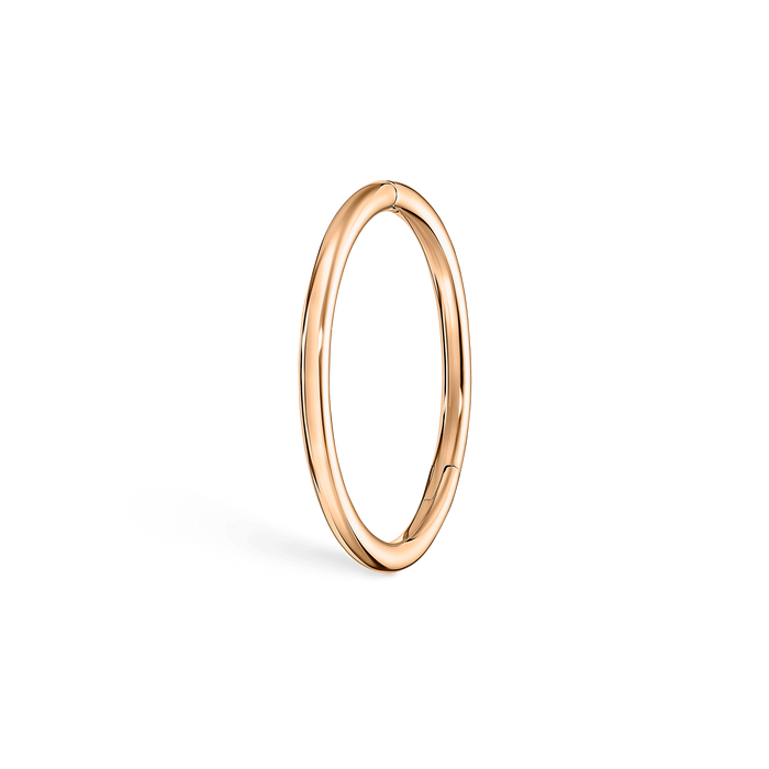 Plain Gold Hoop Earring