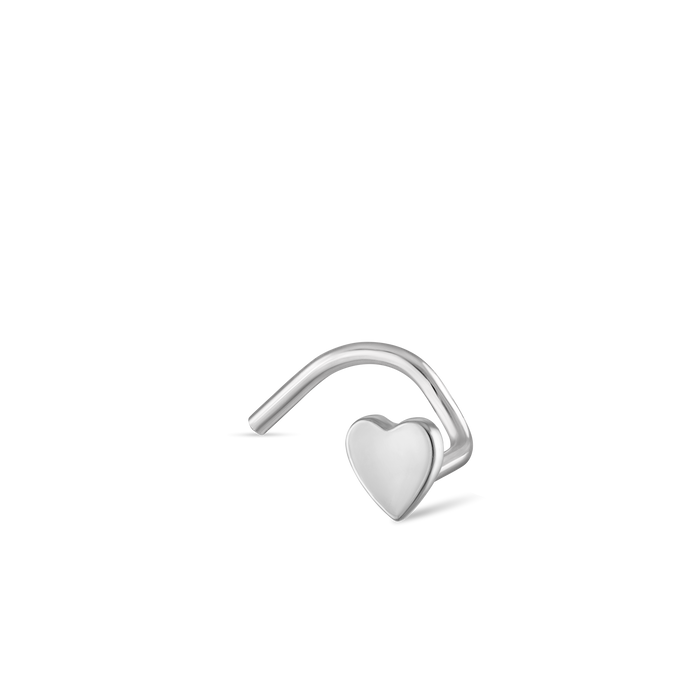 White Gold / 3mm / Right Bend