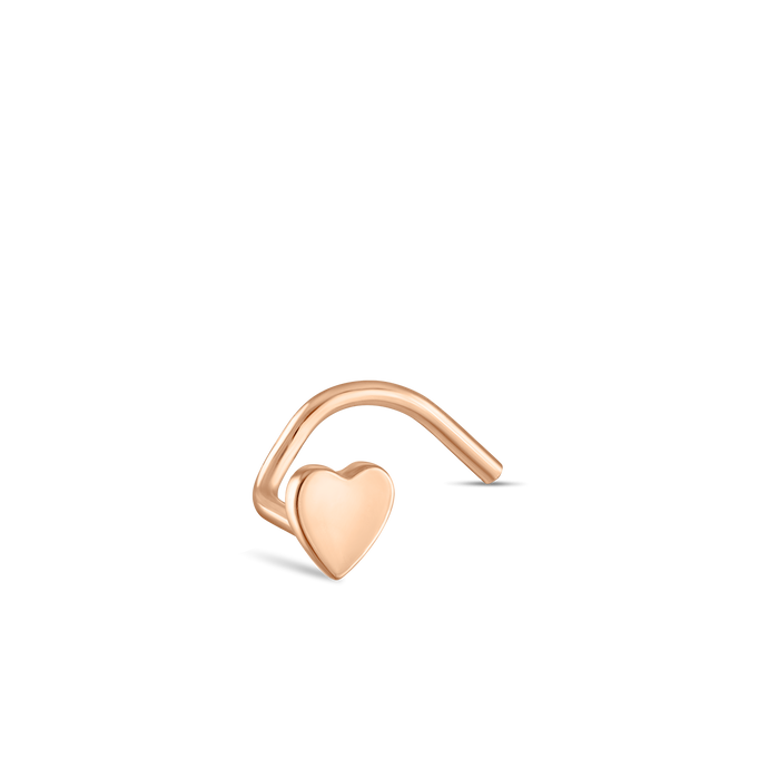 Rose Gold / 3mm / Left Bend