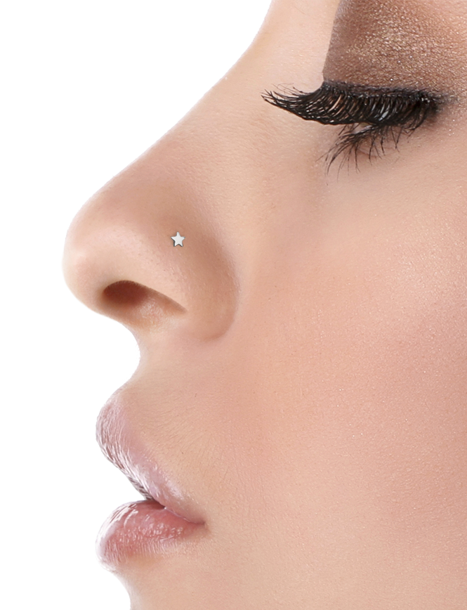 Plain Star Nostril Screw