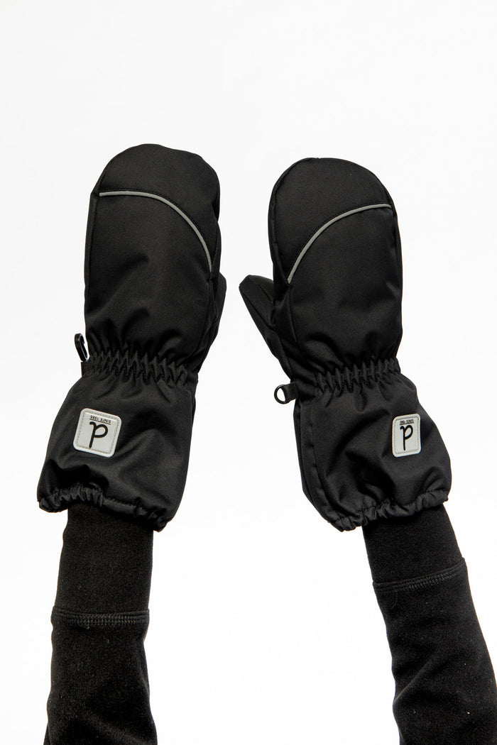 Play Baby Winter Mittens Black-1