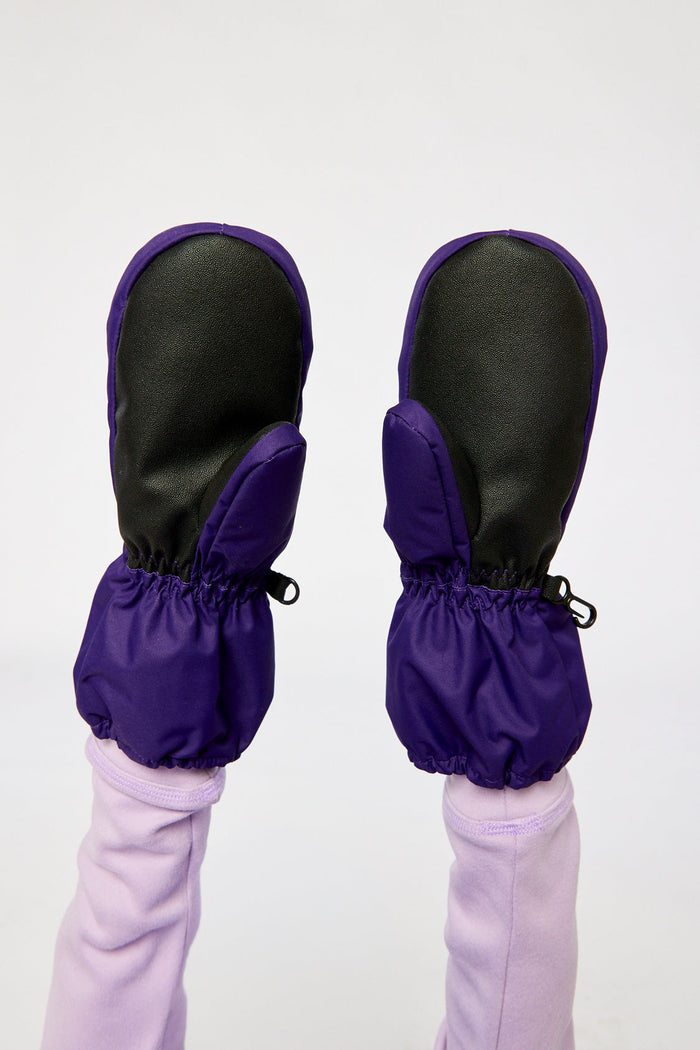Play Baby Winter Mittens Dark Purple-2