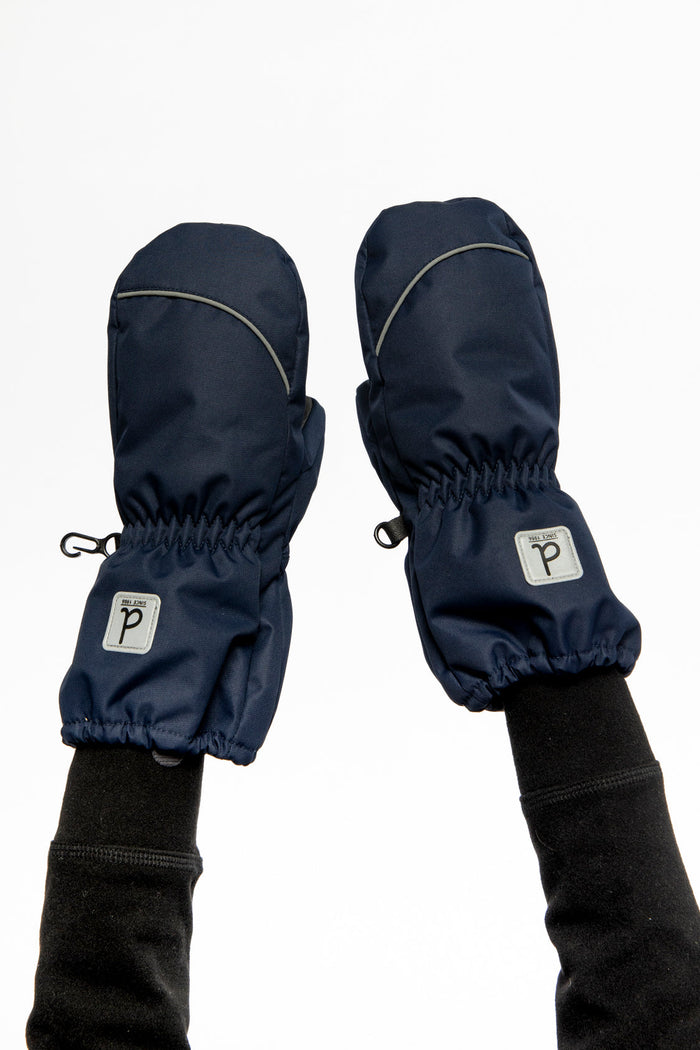 Play Baby Winter Mittens Navy Blue-1