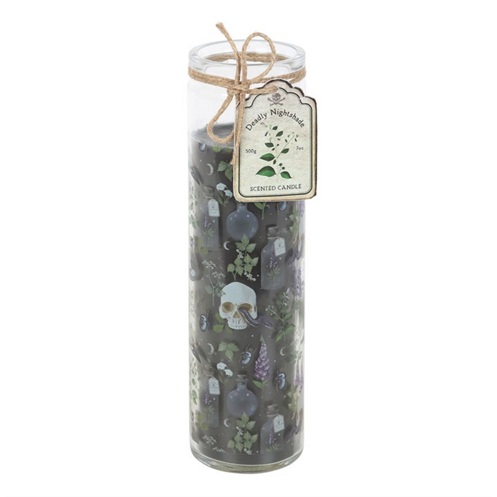 Poisonous Plants Deadly Nightshade Tube Candle 🇬🇧