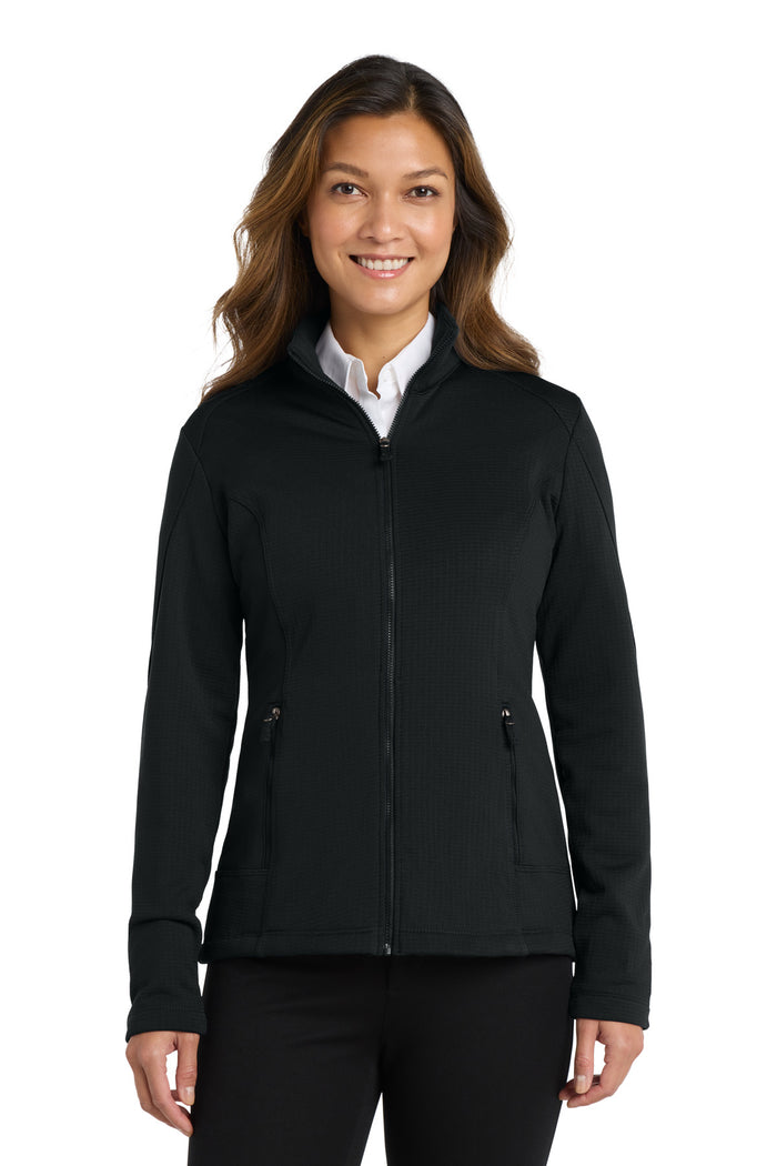 Port Authority  ®  Women's Grid Fleece Jacket. L239