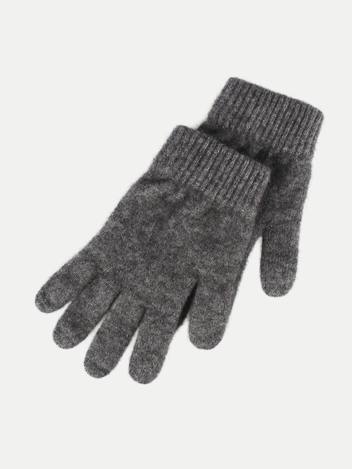 Possum Merino Gloves | Silver-Image 1