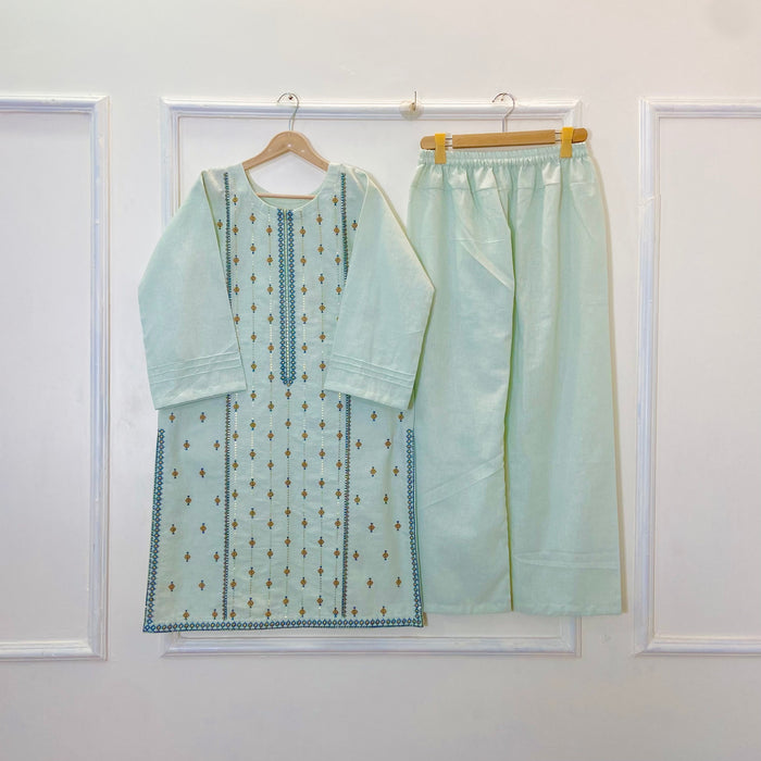 Premium Embroidered 2PC (Khaddar) D-294