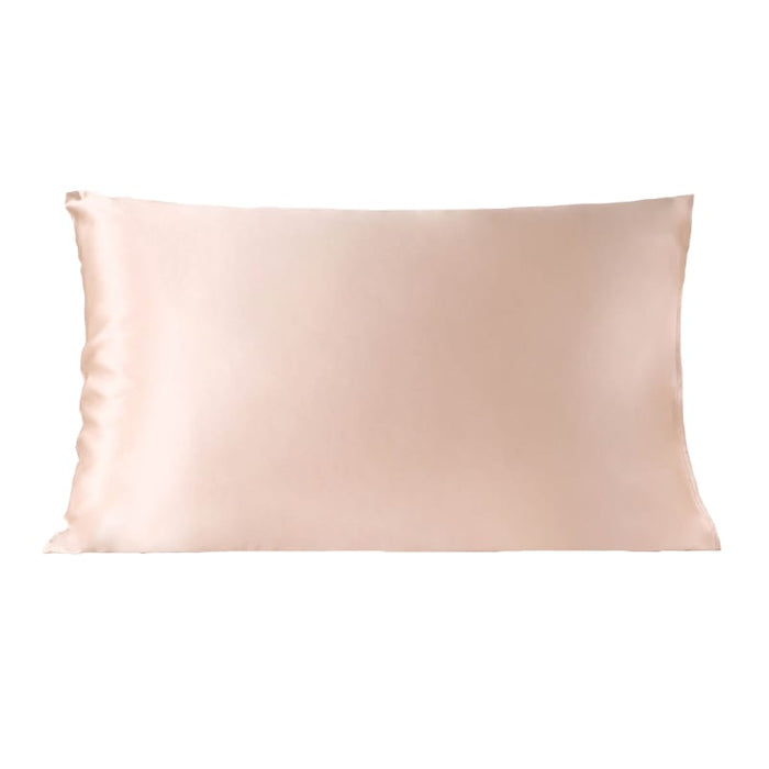 Queen Size 22 Momme Mulberry Silk Pillowcase: Champagne