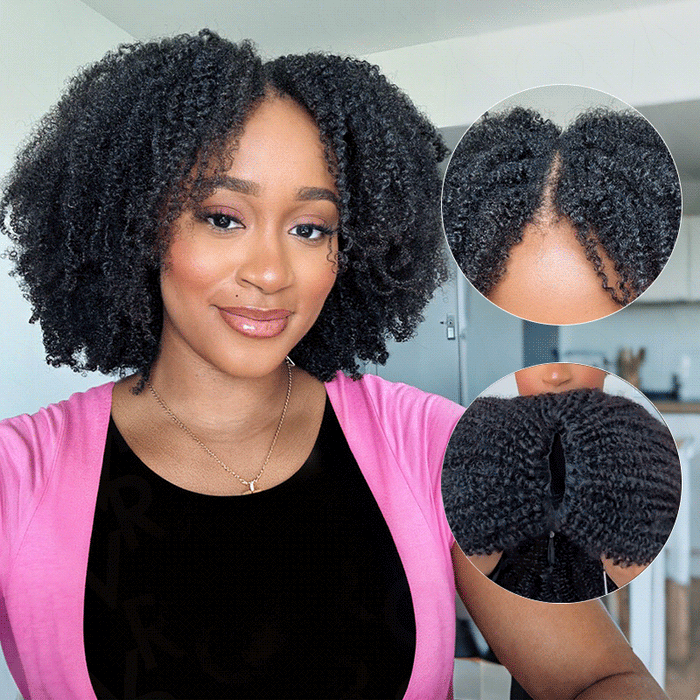 qvr human hair wigs v part wigs glueless wigs natural black for black women protective hairstyle