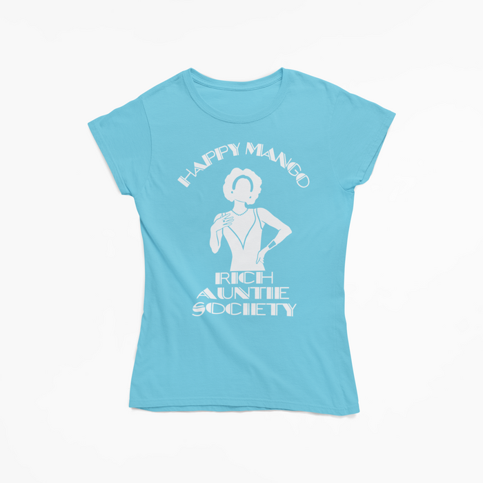 Rich Auntie Society Tee Brunch Blue