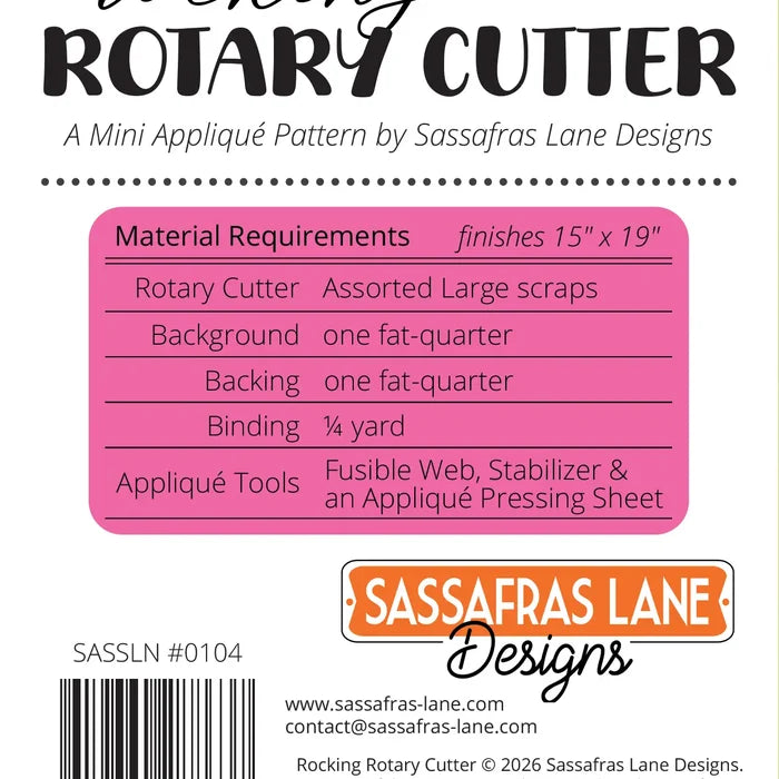 Rocking Rotary Cutter Quilt Pattern