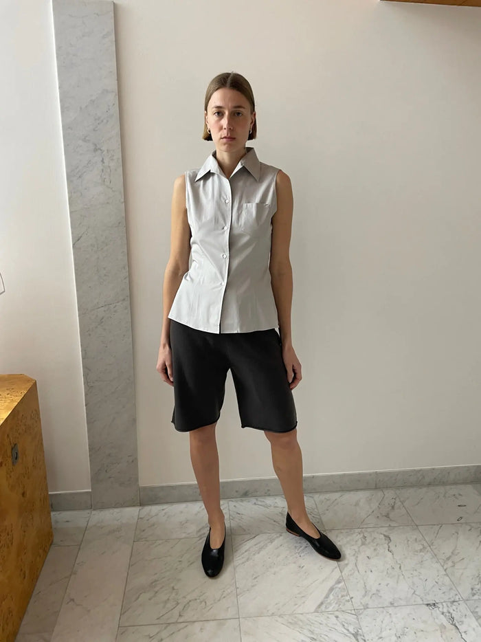 Rosie Sleeveless Shirt, Grey FLORE FLORE
