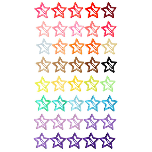 SANAS Star Tic Tac Hair Accessories For Women Multicolor Hair Clips