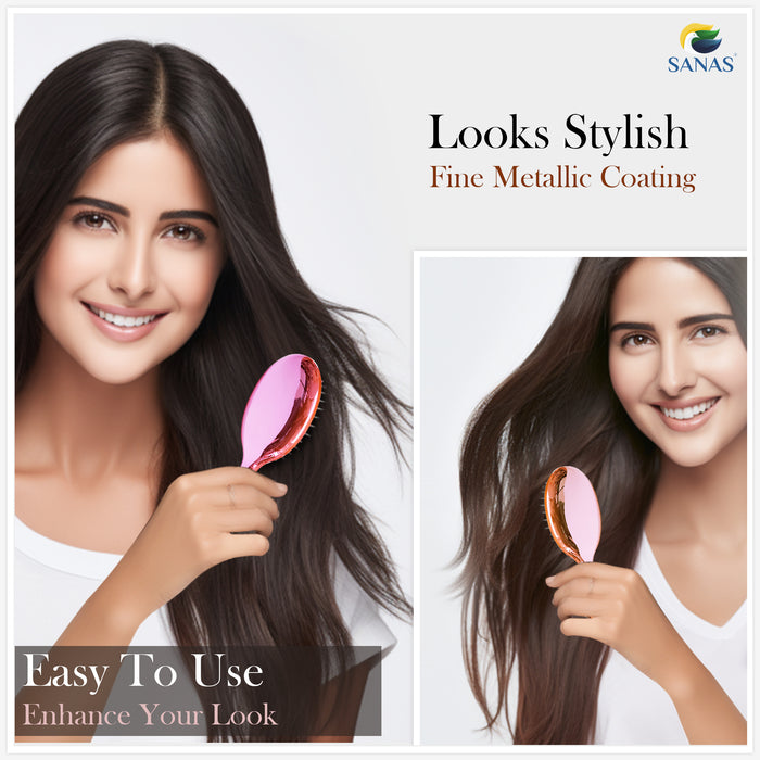 paddle brush for straight wavy and curly hair