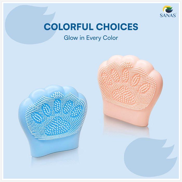 Reusable Silicone Face Cleansing Brush Pack of 2