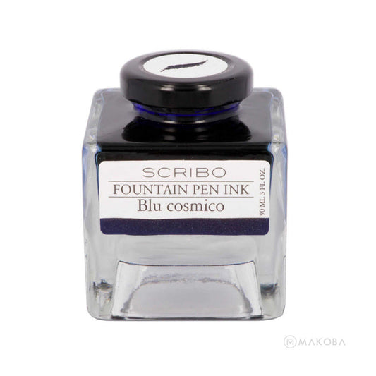 Scribo Blu Cosmico Ink Bottle, Blue - 90ml