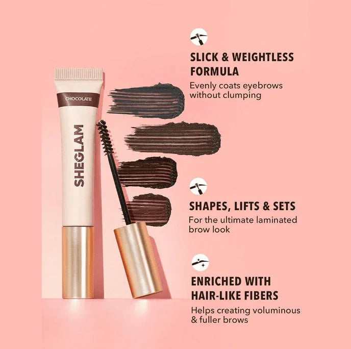 SHEGLAM Hold ‘Em Up Tinted Brow Gel AUBURN - - Pinky Cosmetics -- United Arab Emirates -- Pinky Cosmetics
