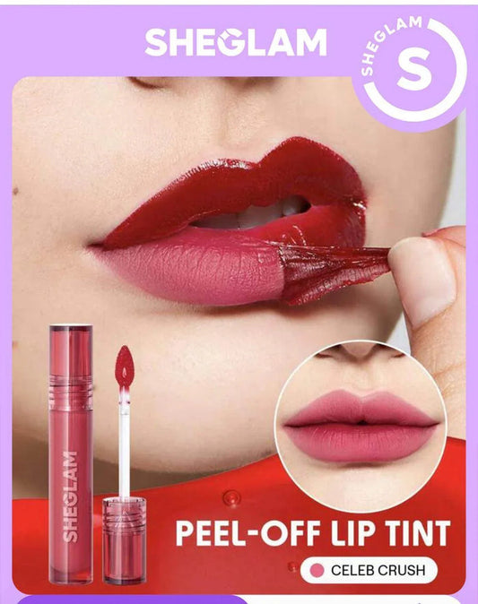 SHEGLAM PEEL-OFF LIP TINT CLEEB CRUSH - - Pinky Cosmetics -- United Arab Emirates -- Pinky Cosmetics