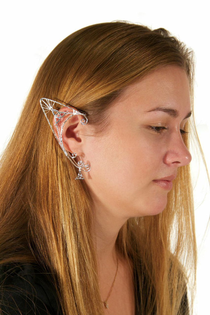 Silver Elf Ear Cuffs No Piercing Cosplay Jewelry – Eternity