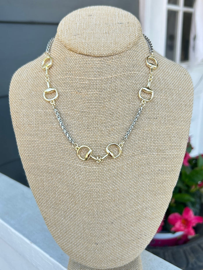Snaffle Bit Short Necklace