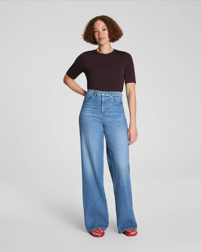 SPANXshape™ Authentic 360: Wide Leg Jeans - Elysian