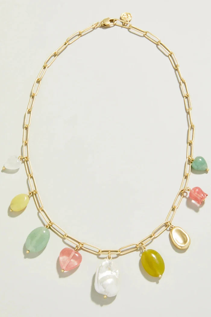 Spartina 449: Cotton Candy Necklace 18" Multi - B Social Boutique