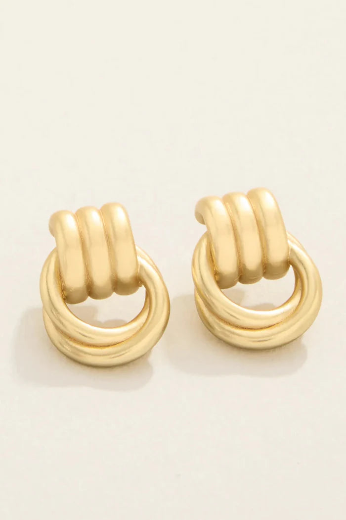 Spartina 449: Francis Stud Earrings Gold - B Social Boutique