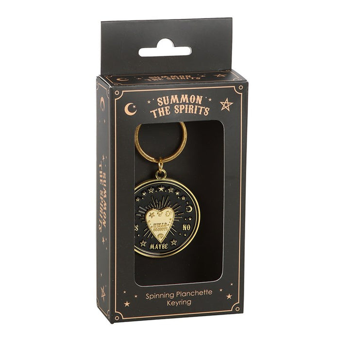 Spinning Talking Board Planchette Keyring 🇬🇧