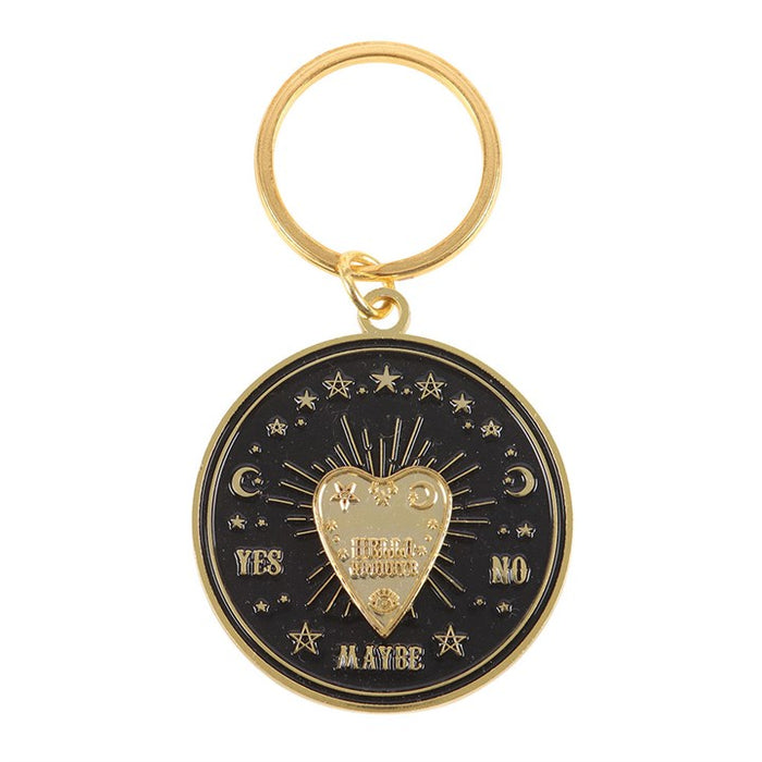 Spinning Talking Board Planchette Keyring 🇬🇧
