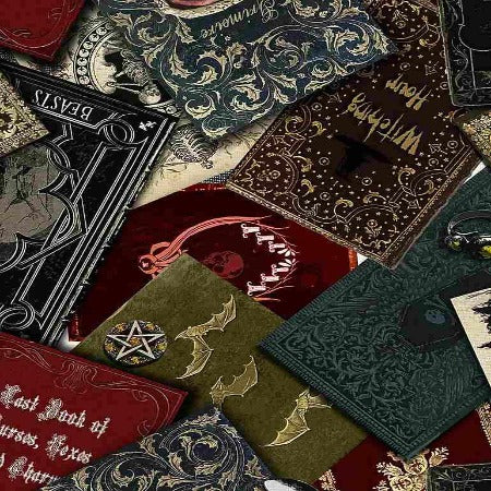 SPOOKY SPELL BOOKS (4 YARDS)