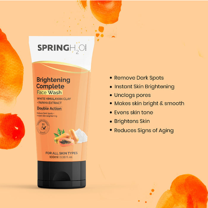 SPRING H2O Rice Water & Brightening Complete Face Wash Combo (200 ml)