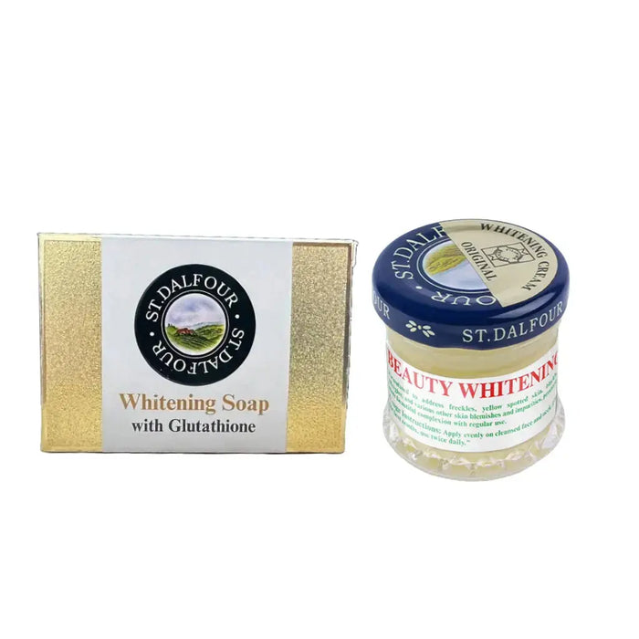 St Dalfour Philpina Beauty Whitening Strong Formula Cream & Soap - DOKAN