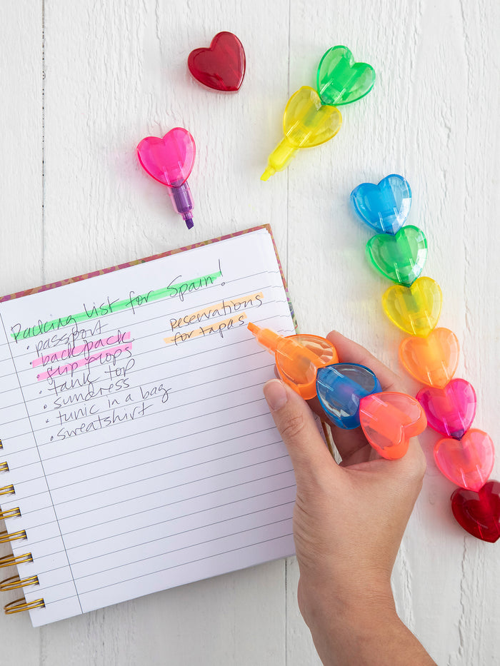 Stackable Heart Highlighters-view 2